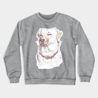 Cute Labrador Puppy Watercolor Crewneck Sweatshirt